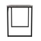 Martha Stewart 23.5 in. D X 47.25 in. W X Engineered Wood, Steel, Gray Top/Oil Rubbed Bronze Frame XU-M-BLK-106-GY-BK-MS - alternate 5